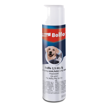 Bolfo 2,5 mg/g kožní sprej, roztok